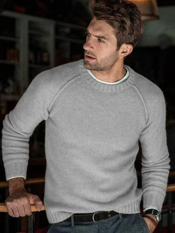 Heidi-Mode | Slim Fit Herren Pullover Sweatshirt