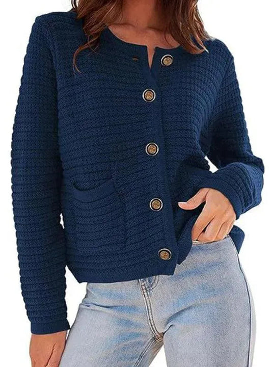 Heidi-Mode | Eleganter Damen Strickjacke Pullover
