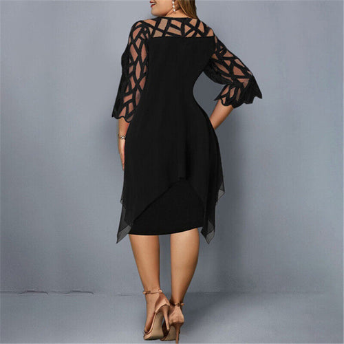 Heidi-Mode | Plus Size Midi Kleid