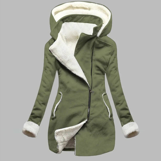 Heidi-Mode - Lässige Herbst Hoodie Jacke mit Voller Reißverschluss für Frauen