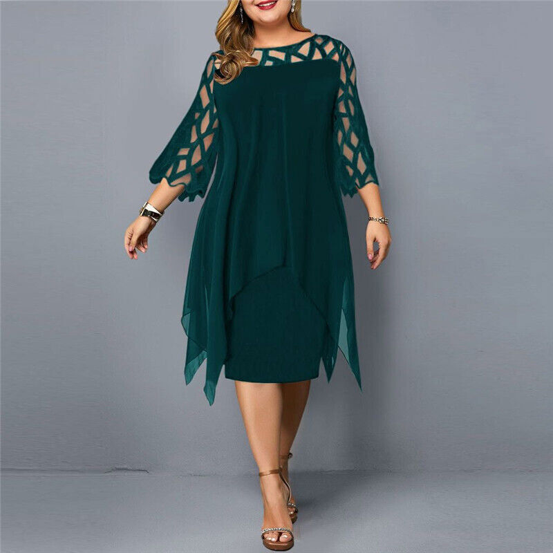Heidi-Mode | Plus Size Midi Kleid