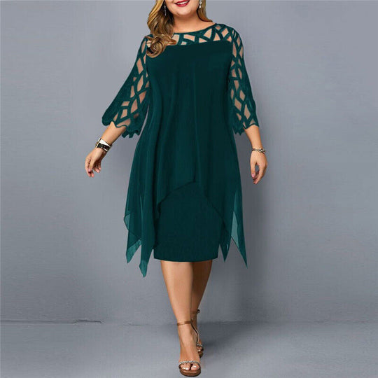 Heidi-Mode | Plus Size Midi Kleid
