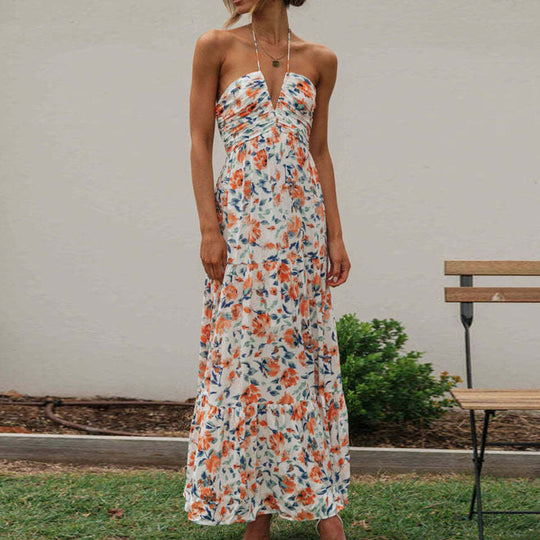 Heidi - Florales Maxikleid für Frauen