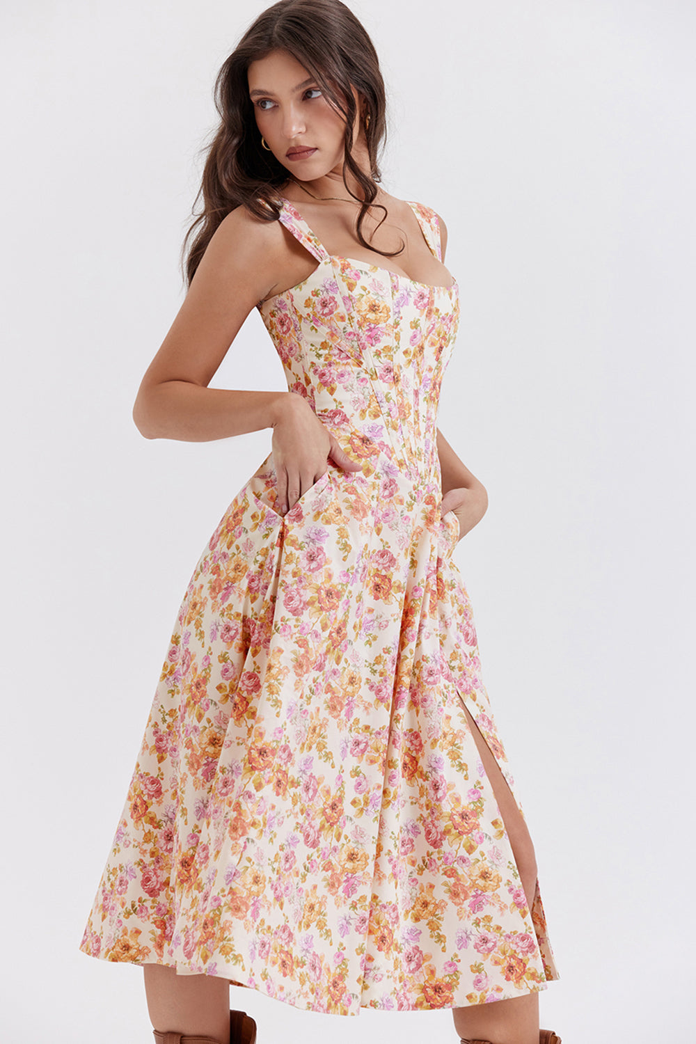 Midi-Sommerkleid für Damen