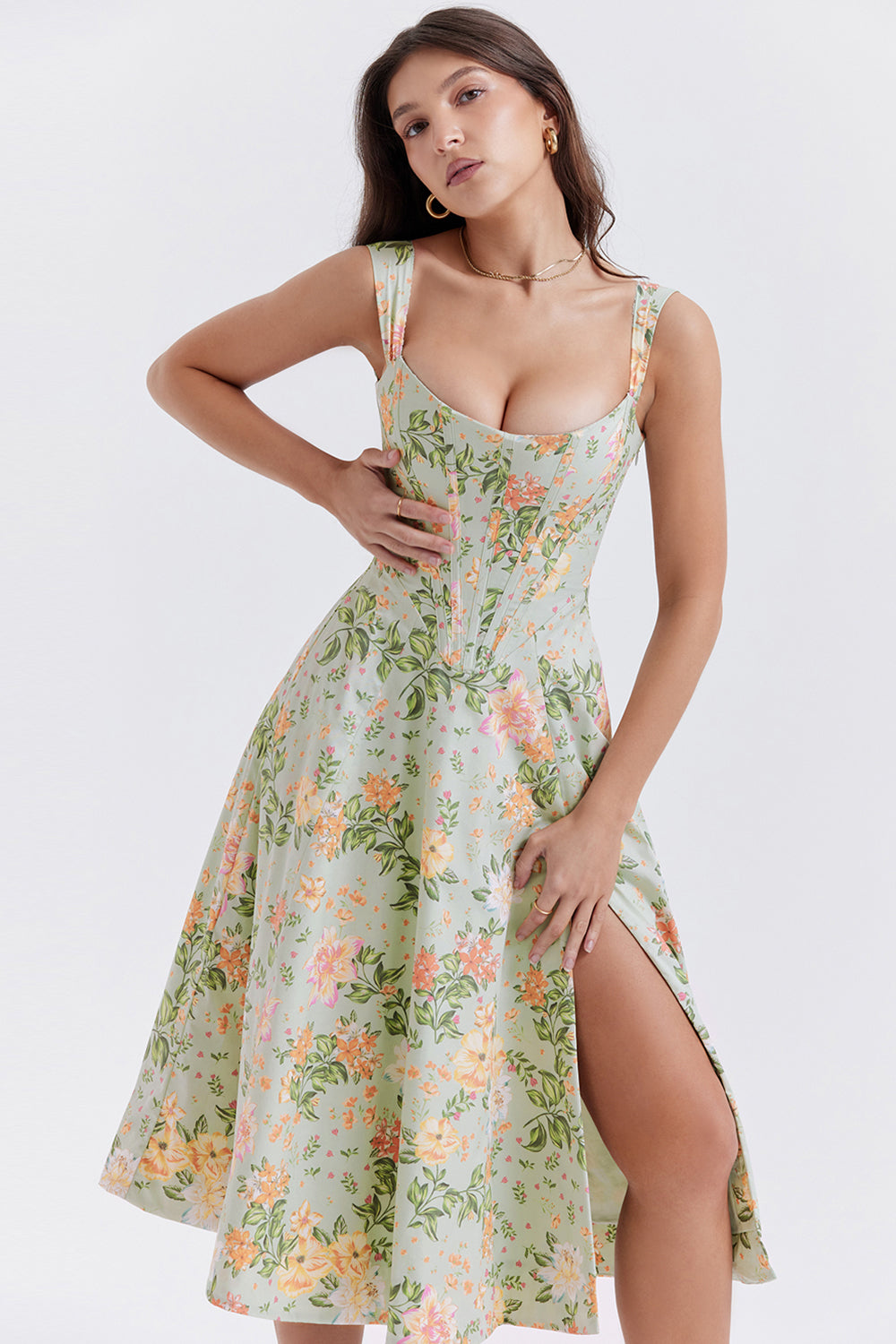 Midi-Sommerkleid für Damen