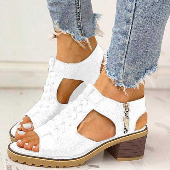 Heidi-Mode | Leder Sandalen