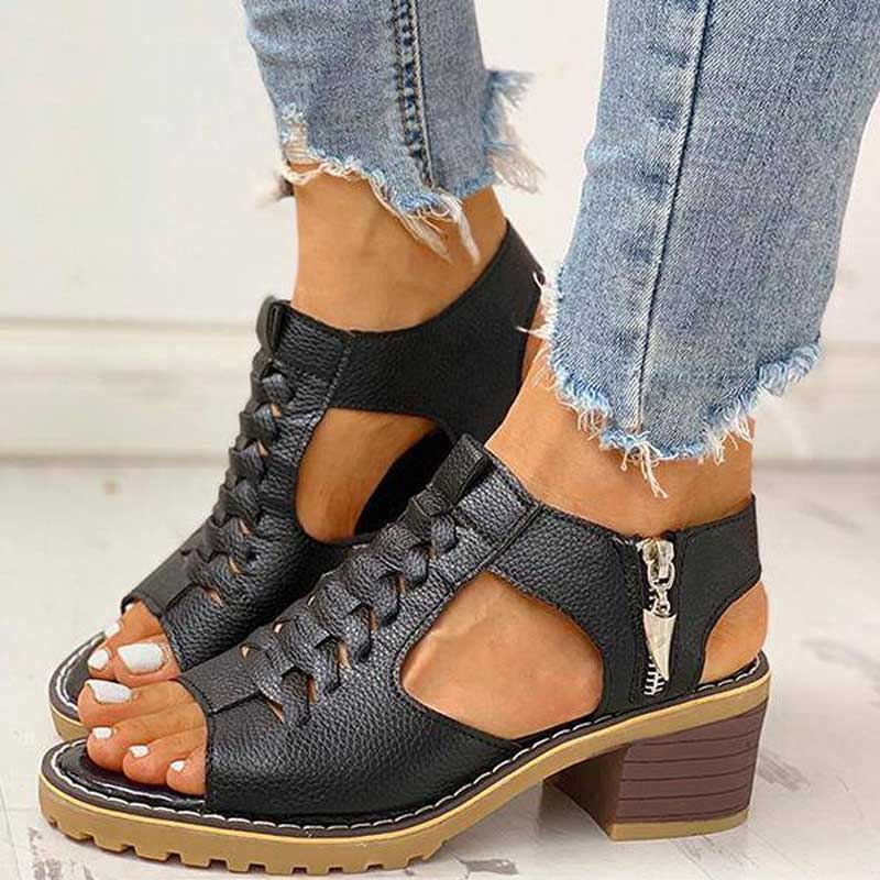 Heidi-Mode | Leder Sandalen