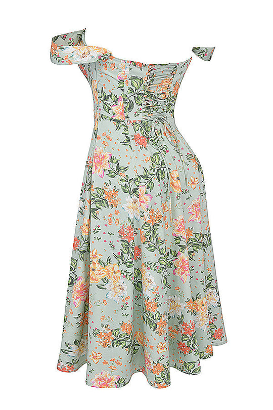 Breeze Midi Sommerkleid Mit Blumenmuster