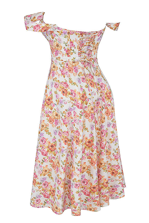 Breeze Midi Sommerkleid Mit Blumenmuster