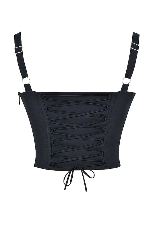 Heidi-Mode | Schwarzes Bustier Korsett