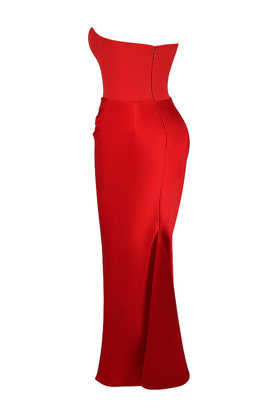 Heidi-Mode | Elegante Strapless Korsettkleid