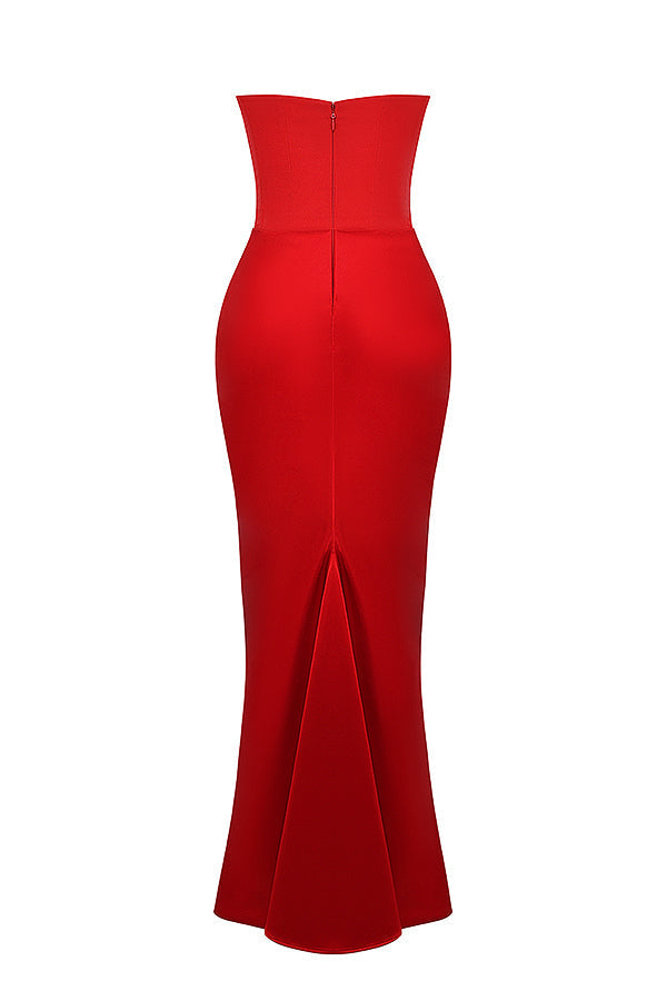 Heidi-Mode | Elegante Strapless Korsettkleid