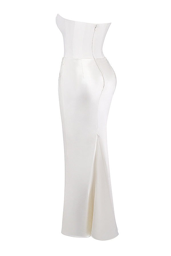 Heidi-Mode | Elegante Strapless Korsettkleid