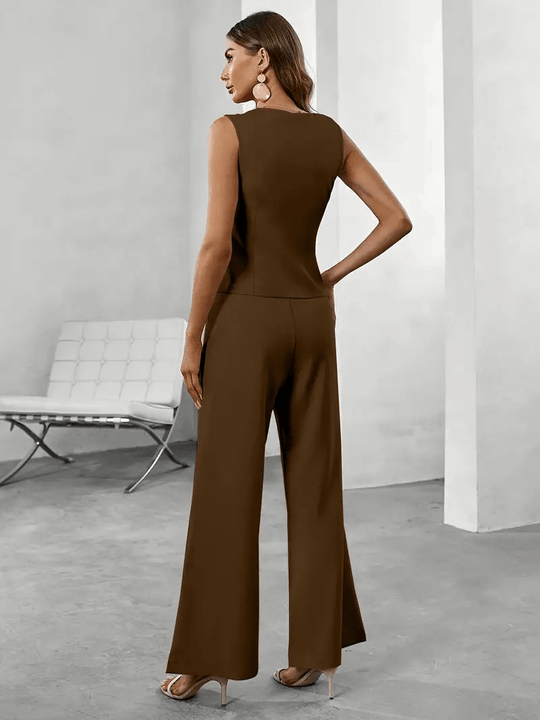 Heidi-Mode | Elegantes Jumpsuit Satz für Jeden Anlass Damen Anzug