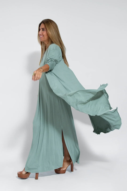 Heidi-Mode | Figur-optimierendes Kleid und Weste-Set