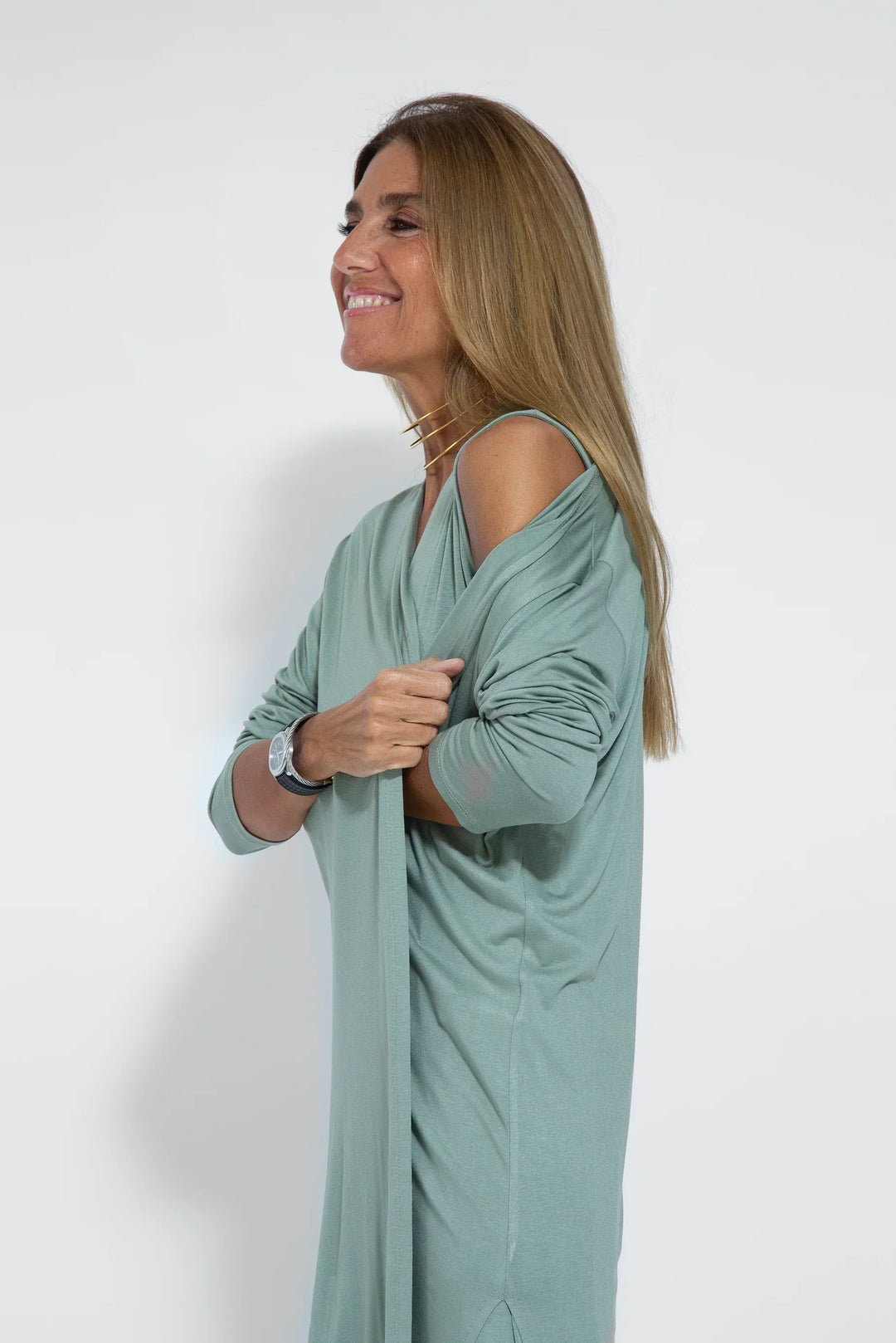 Heidi-Mode | Slimkleid und Weste Set
