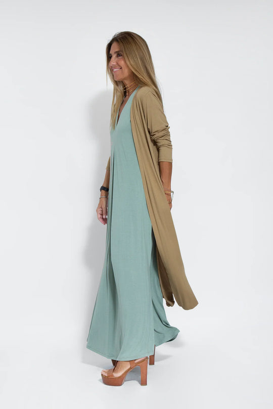 Heidi-Mode | Slimkleid und Weste Set
