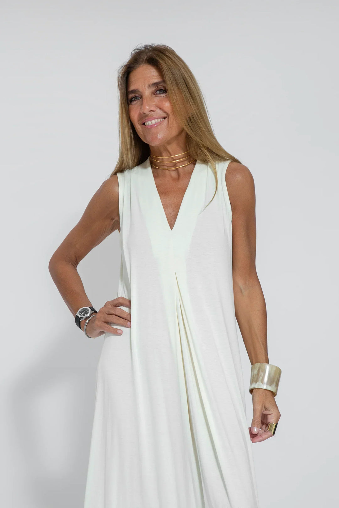 Heidi-Mode | Figur-optimierendes Kleid und Weste-Set