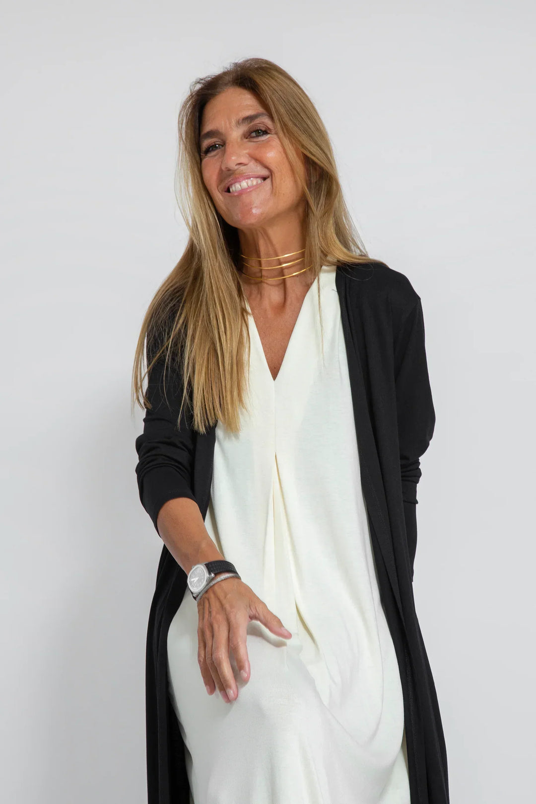 Heidi-Mode | Figur-optimierendes Kleid und Weste-Set