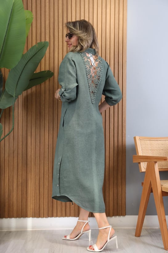 Bianca | Elegantes Kleid mit Seitenschlitz