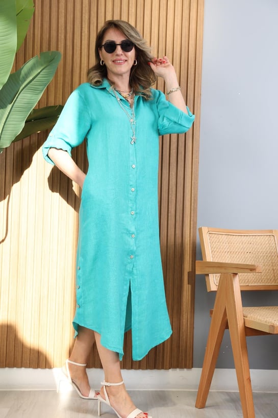 Bianca | Elegantes Kleid mit Seitenschlitz