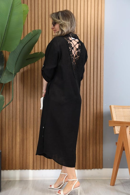 Bianca | Elegantes Kleid mit Seitenschlitz