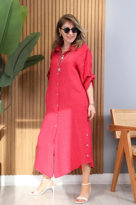 Bianca | Elegantes Kleid mit Seitenschlitz