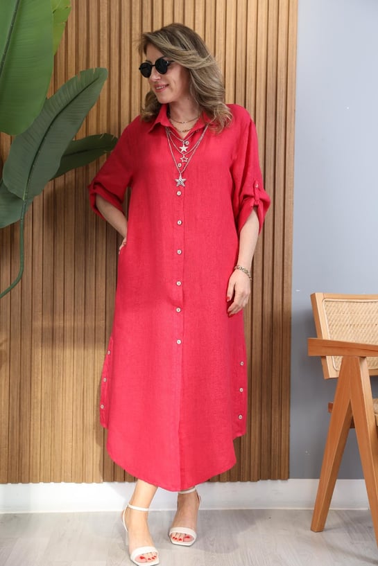 Bianca | Elegantes Kleid mit Seitenschlitz
