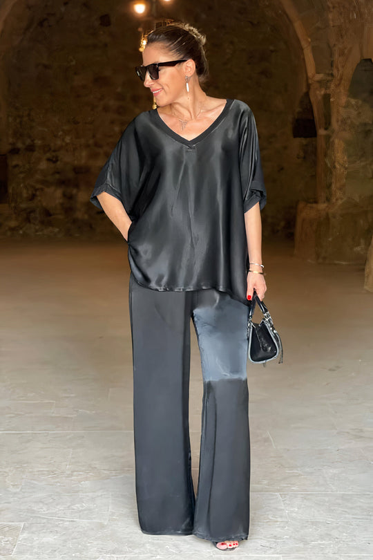 Heidi-Mode | Piece Satin Set Chie