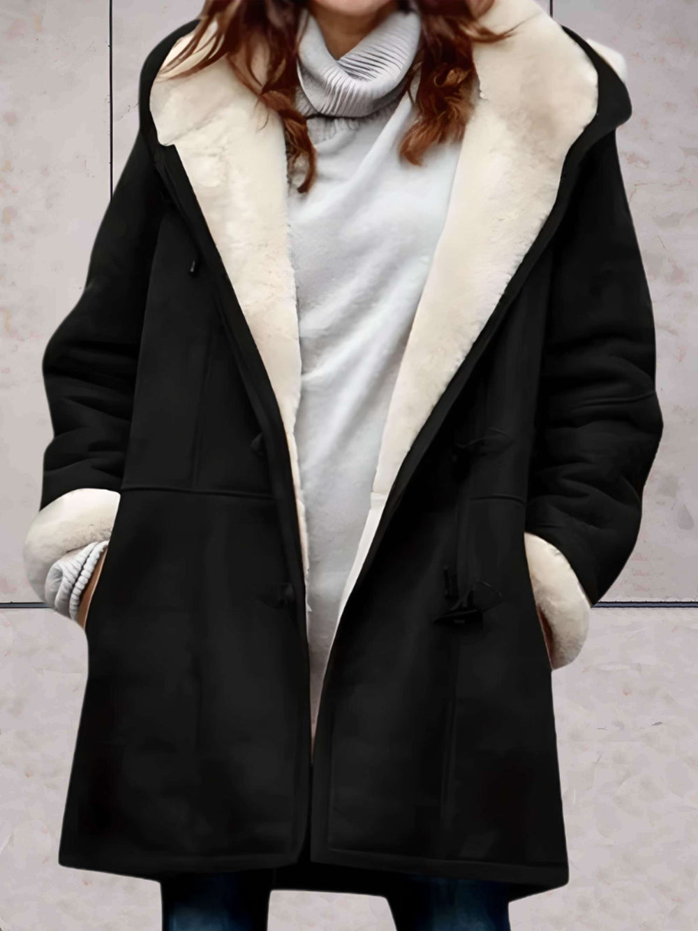Heidi-Mode | Luxuriöser Wintermantel mit Fleece-Futter