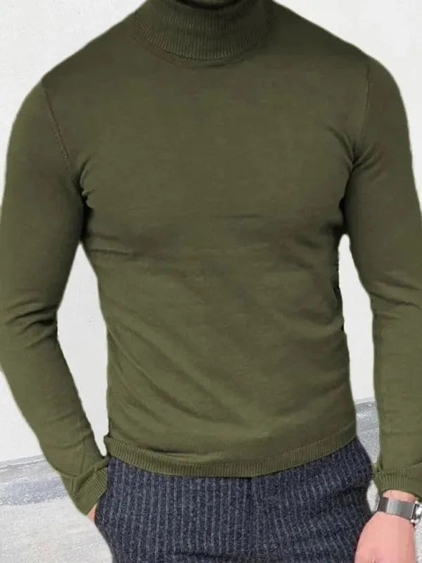 Heidi-Mode | Fit Strickpullover Herren Rollkragenpullover
