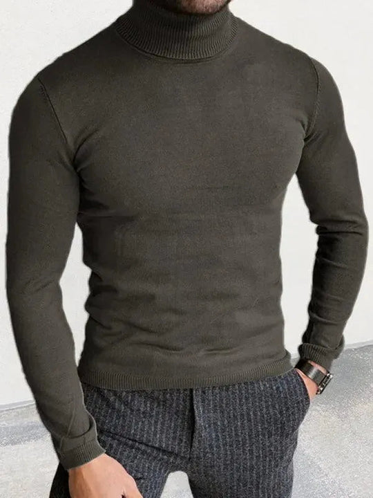 Heidi-Mode | Fit Strickpullover Herren Rollkragenpullover
