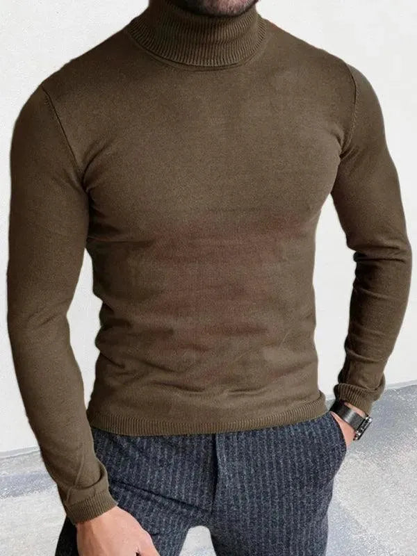 Heidi-Mode | Fit Strickpullover Herren Rollkragenpullover