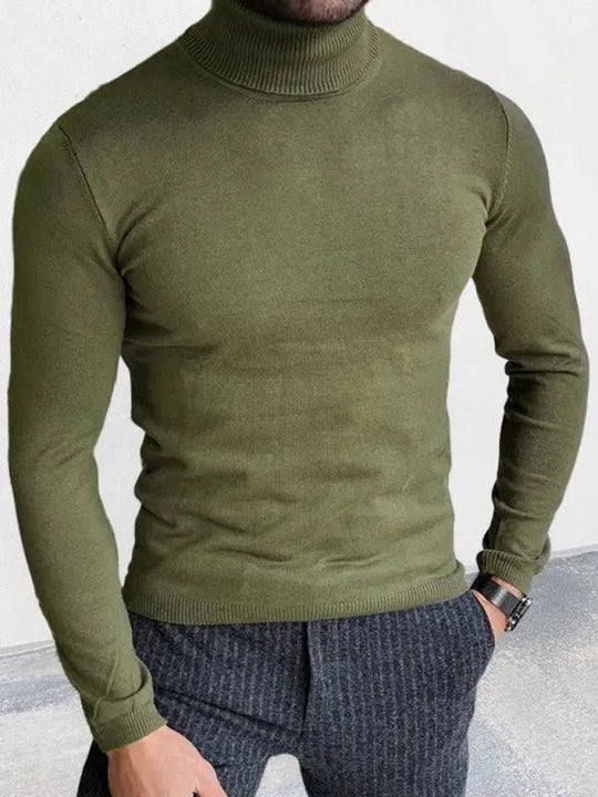 Heidi-Mode | Fit Strickpullover Herren Rollkragenpullover
