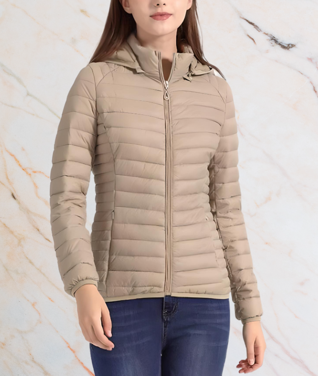 Heidi-Mode | Slim Fit Puffy Jacket mit Reißverschluss - Maylee