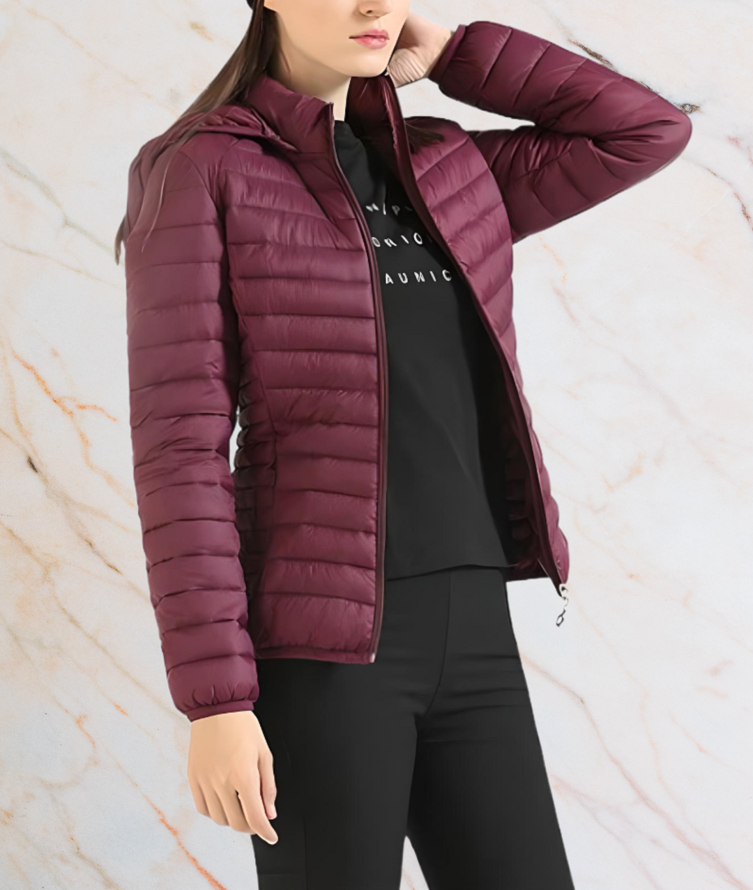 Heidi-Mode | Slim Fit Puffy Jacket mit Reißverschluss - Maylee