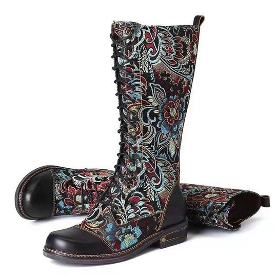 Heidi-Mode | Hohe Schnürstiefel
