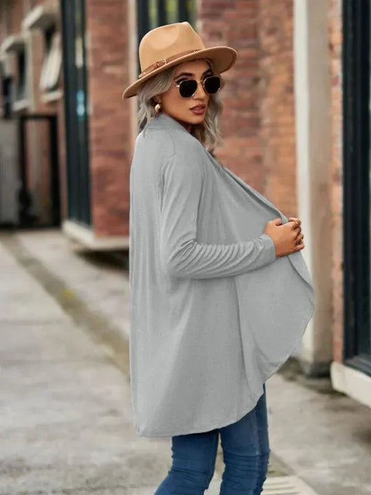 Heidi-Mode | Lockerer Damen Strickjacke Pullover