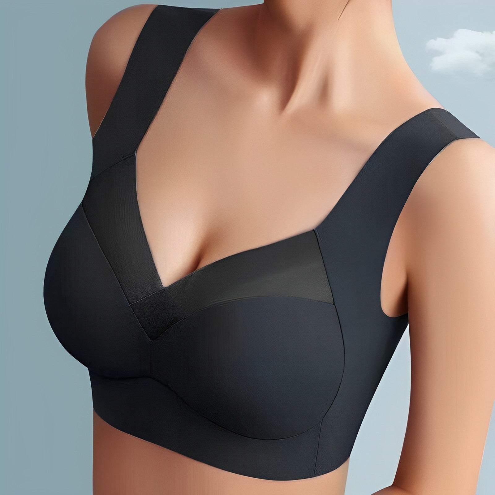 Heidi-Mode - Nahtloser ergonomischer Damen-BH Top