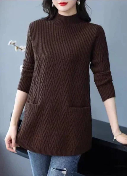 Heidi-Mode | Damen High Neck Pullover