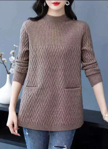 Heidi-Mode | Damen High Neck Pullover