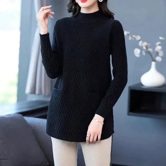 Heidi-Mode | Damen High Neck Pullover