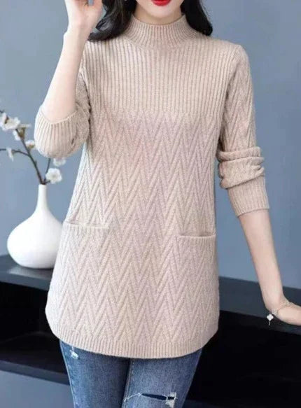Heidi-Mode | Damen High Neck Pullover