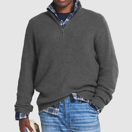 Heidi-Mode | Pullover Business Lässig mit Reißverschluss