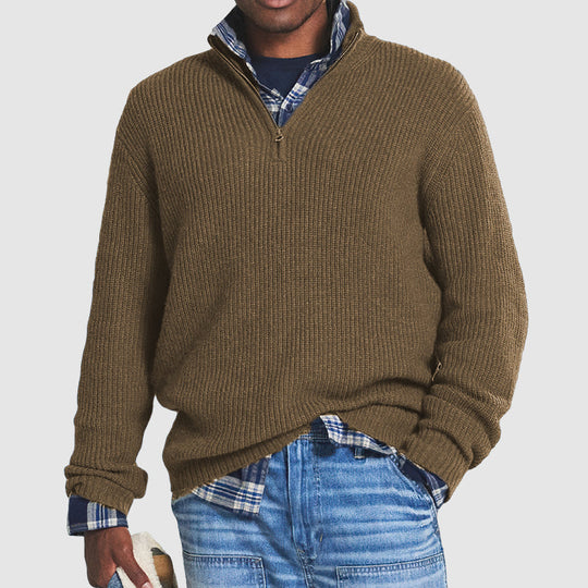 Heidi-Mode | Pullover Business Lässig mit Reißverschluss