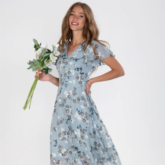 Heidi - Vintage Blumenmuster Kleid