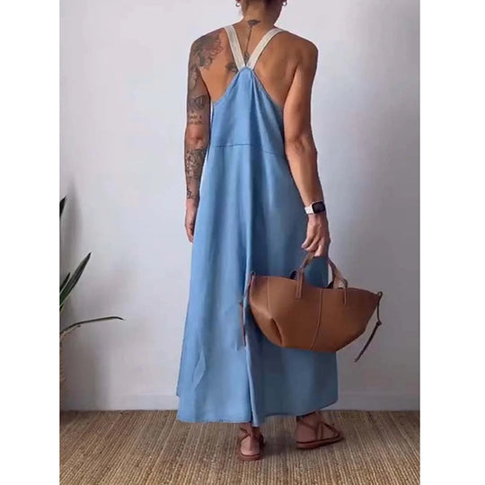 Heidi-Mode | Weiche Baumwoll Leinen Kleid