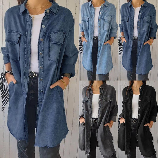 Heidi-Mode | Oversized Denim Hemd