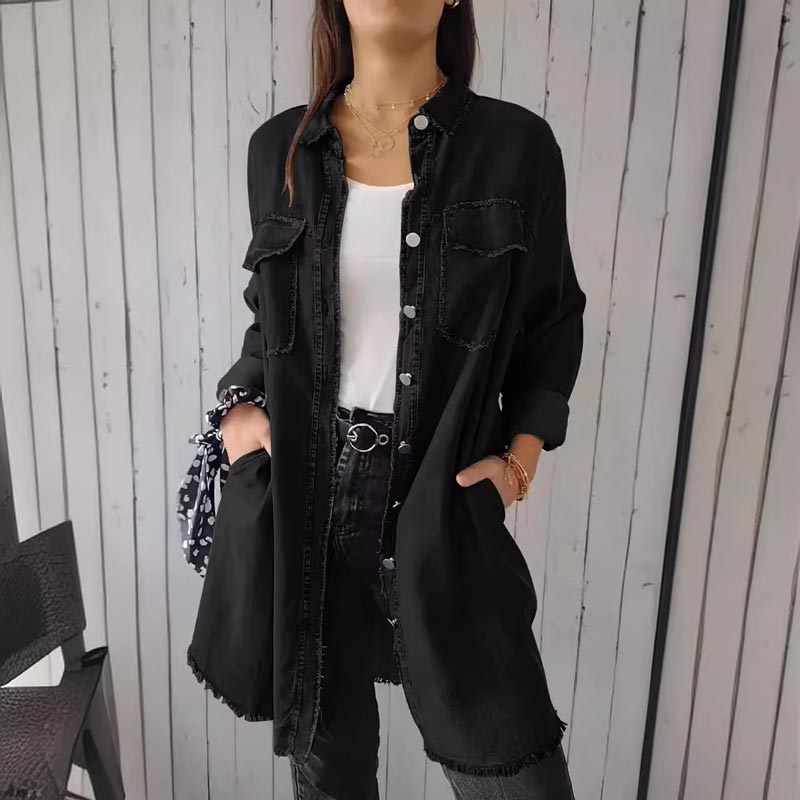 Heidi-Mode | Oversized Denim Hemd