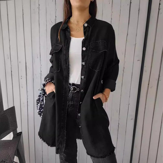 Heidi-Mode | Oversized Denim Hemd